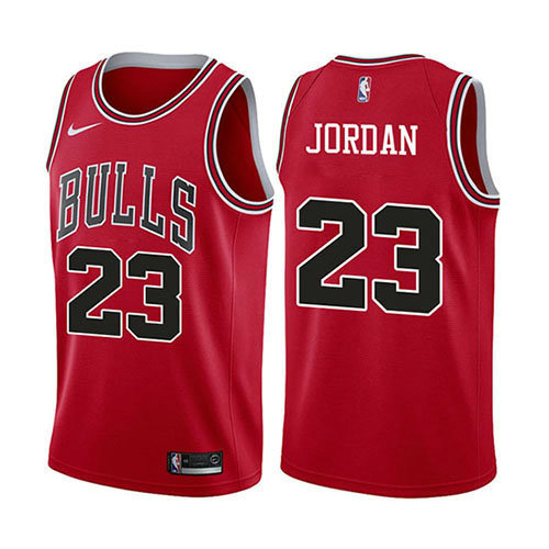 Camiseta baloncesto Michael Jordan 23 2017-18 Rojo Chicago Bulls Nino