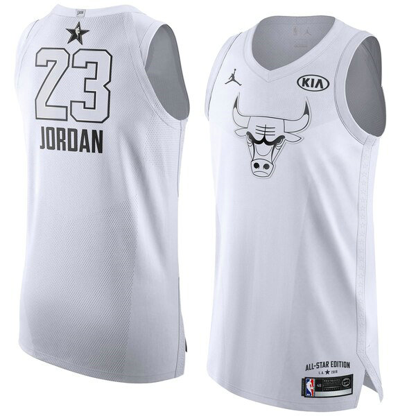 Camiseta baloncesto Michael Jordan 23 2019 Blanco Chicago Bulls Hombre