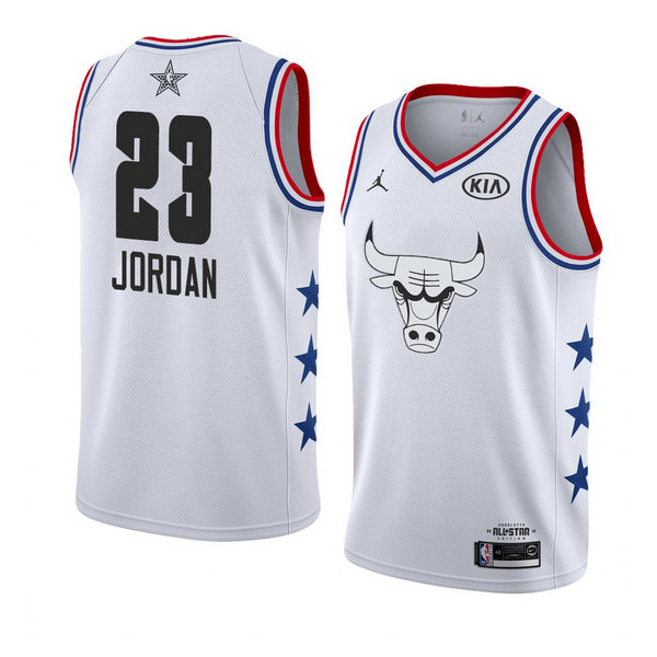Camiseta baloncesto Michael Jordan 23 Blanco All Star 2019 Hombre