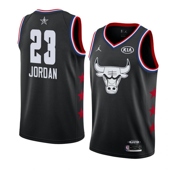 Camiseta baloncesto Michael Jordan 23 Negro All Star 2019 Hombre