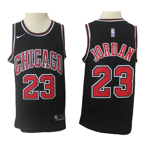 Camiseta baloncesto Michael Jordan 23 Nike Negro Chicago Bulls Hombre