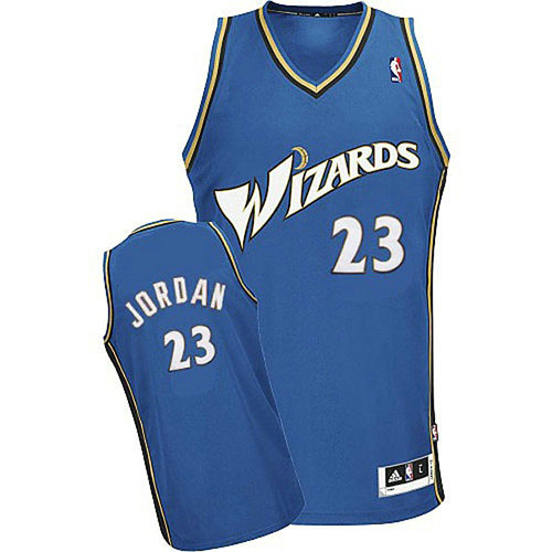 Camiseta baloncesto Michael Jordan 23 Retro Azul Washington Wizards Hombre
