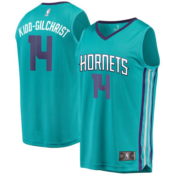 Camiseta baloncesto Michael Kidd-Gilchrist 14 2019 Azul Charlotte Hornets Hombre