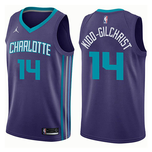 Camiseta baloncesto Michael Kidd-Gilchrist 14 Statement 2017-18 P鐓pura Charlotte Hornets Hombre