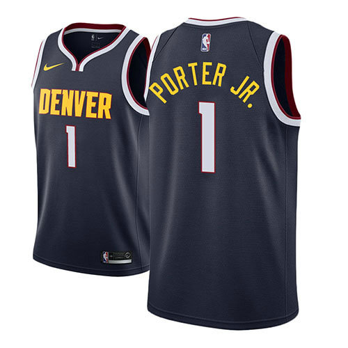 Camiseta baloncesto Michael Porter JR. 13 Icon 2018-19 Azul Denver Nuggets Hombre