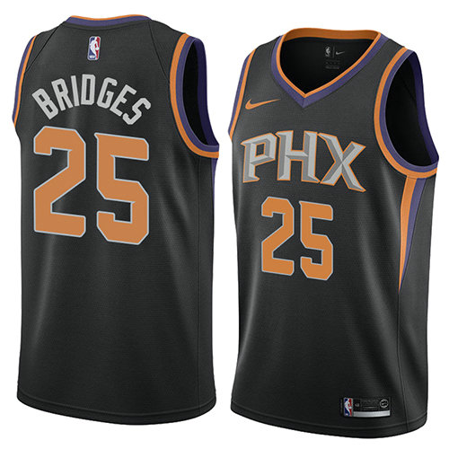 Camiseta baloncesto Mikal Bridges 25 Statement 2018 Negro Phoenix Suns Hombre