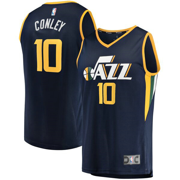 Camiseta baloncesto Mike Conley 10 Icon Edition Armada Utah Jazz Hombre