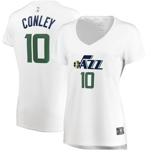 Camiseta baloncesto Mike Conley 10 association edition Blanco Utah Jazz Mujer