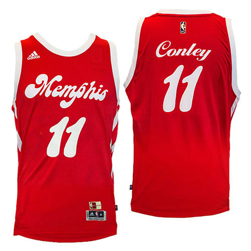 Camiseta baloncesto Mike Conley 11 Retro Rojo Memphis Grizzlies Hombre