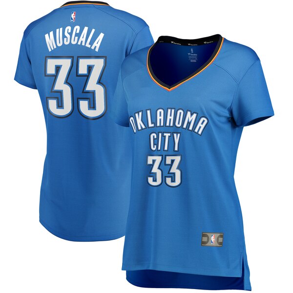 Camiseta baloncesto Mike Muscala 33 icon edition Azul Oklahoma City Thunder Mujer