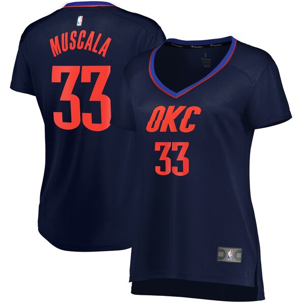 Camiseta baloncesto Mike Muscala 33 statement edition Armada Oklahoma City Thunder Mujer