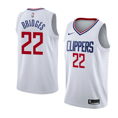 Camiseta baloncesto Miles Bridges 22 Icon 2018 Azul Los Angeles Clippers Hombre