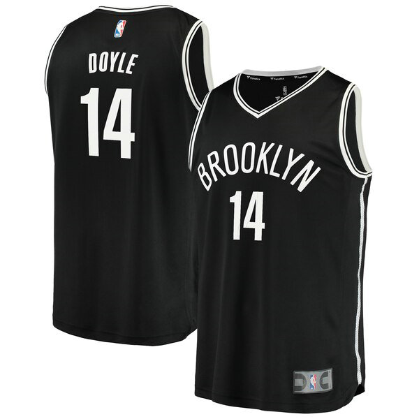 Camiseta baloncesto Milton Doyle 14 2019 Negro Brooklyn Nets Hombre