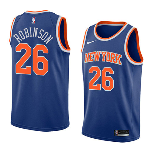 Camiseta baloncesto Mitchell Robinson 26 Icon 2018 Azul New York Knicks Hombre