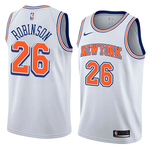 Camiseta baloncesto Mitchell Robinson 26 Statement 2018 Blanco New York Knicks Hombre