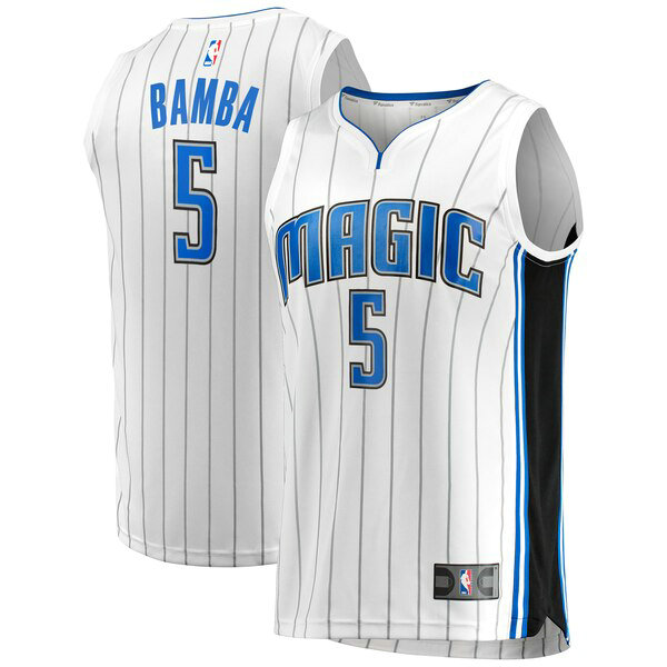 Camiseta baloncesto Mohamed Bamba 5 Association Edition Blanco Orlando Magic Hombre