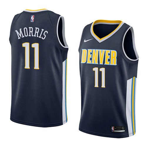 Camiseta baloncesto Monte Morris 11 Icon 2018 Azul Denver Nuggets Hombre