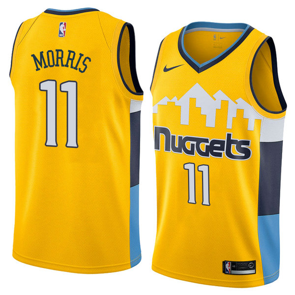 Camiseta baloncesto Monte Morris 11 Statement 2018 Amarillo Denver Nuggets Hombre