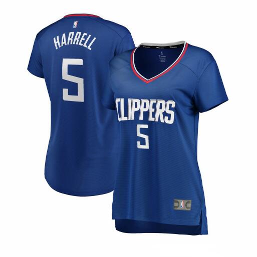Camiseta baloncesto Montrezl Harrell 5 icon edition Azul Los Angeles Clippers Mujer
