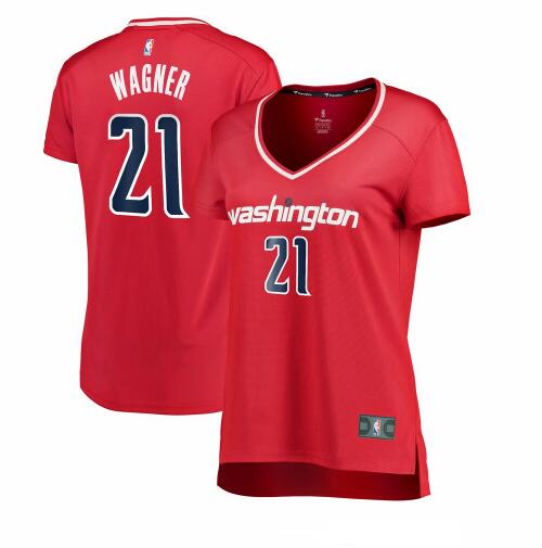 Camiseta baloncesto Moritz Wagner 21 icon edition Rojo Washington Wizards Mujer