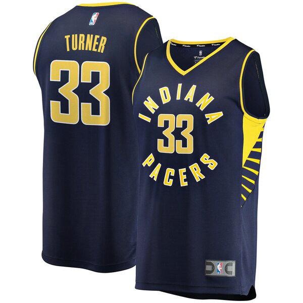 Camiseta baloncesto Myles Turner 33 Icon Edition Armada Indiana Pacers Nino