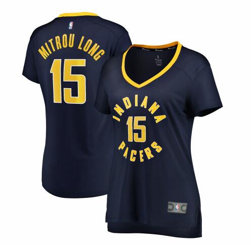 Camiseta baloncesto Naz Mitrou-Long 15 icon edition Armada Indiana Pacers Mujer