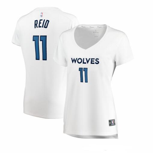 Camiseta baloncesto Naz Reid 11 association edition Blanco Minnesota Timberwolves Mujer