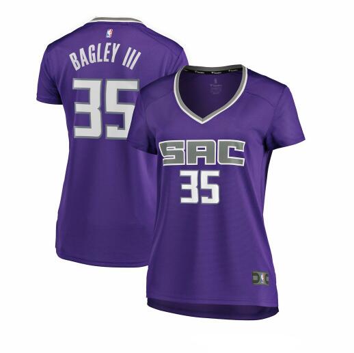 Camiseta baloncesto Nemanja Bjelica 35 statement edition Negro Sacramento Kings Mujer