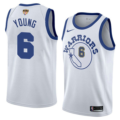 Camiseta baloncesto Nick Young 6 Classic 2017-18 Blanco Golden State Warriors Hombre