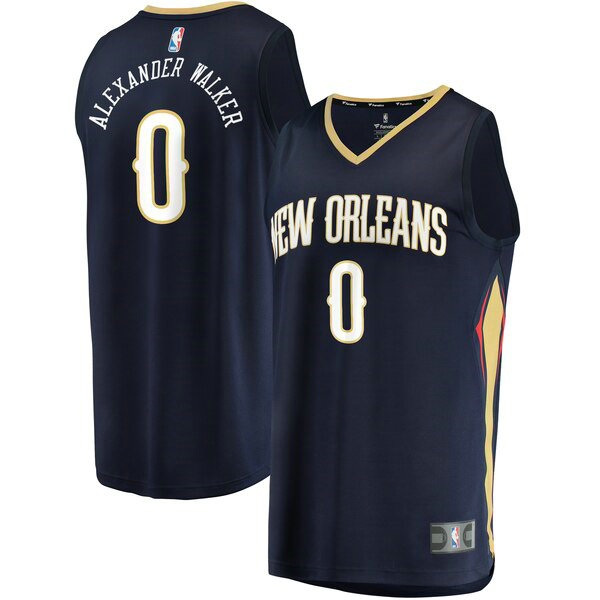 Camiseta baloncesto Nickeil Alexander-Walker 0 Icon Edition Armada New Orleans Pelicans Hombre