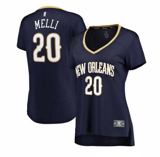 Camiseta baloncesto Nicolo Melli 20 icon edition Armada New Orleans Pelicans Mujer