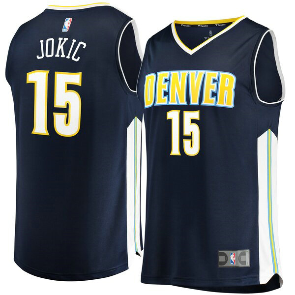 Camiseta baloncesto Nikola Jokic 15 Icon Edition Armada Denver Nuggets Hombre