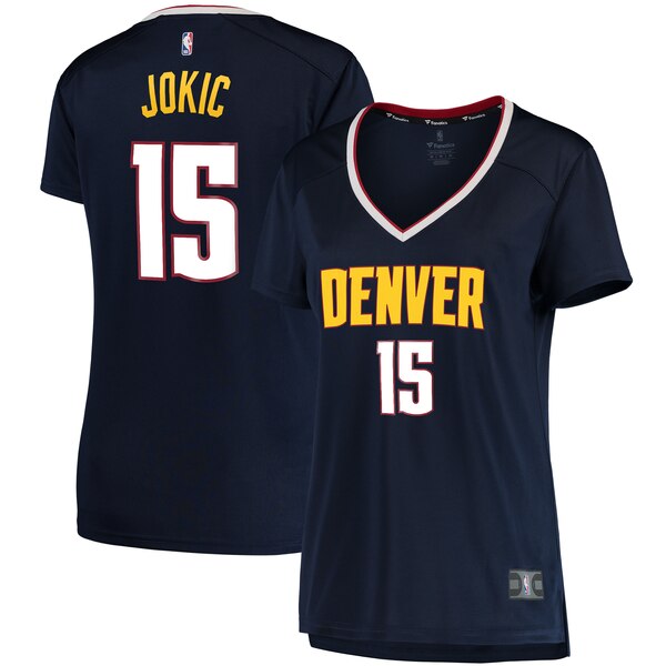 Camiseta baloncesto Nikola Jokic 15 icon edition Armada Denver Nuggets Mujer