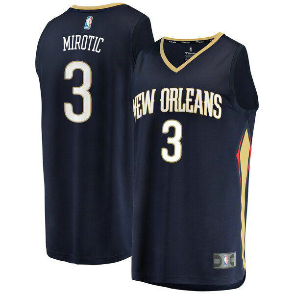 Camiseta baloncesto Nikola Mirotic 3 Icon Edition Armada New Orleans Pelicans Hombre