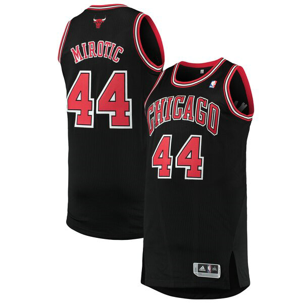 Camiseta baloncesto Nikola Mirotic 44 2019 Negro Chicago Bulls Hombre
