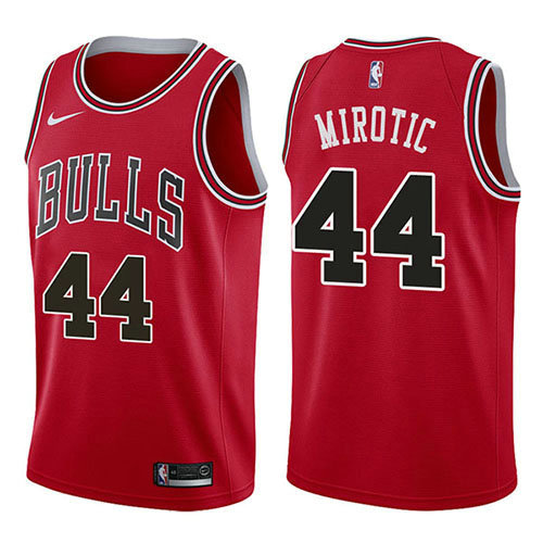 Camiseta baloncesto Nikola Mirotic 44 Icon 2017-18 Rojo Chicago Bulls Hombre