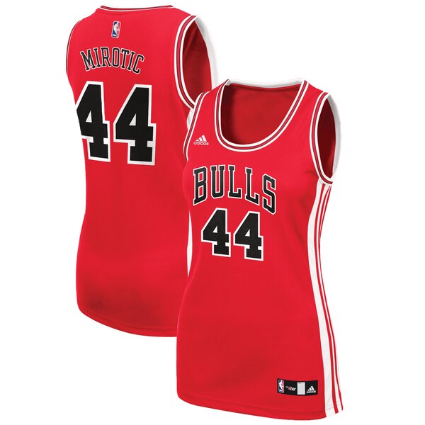 Camiseta baloncesto Nikola Mirotic 44 Réplica Rojo Chicago Bulls Mujer