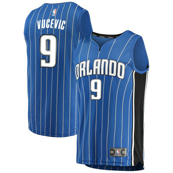 Camiseta baloncesto Nikola Vucevic 9 Icon Edition Azul Orlando Magic Hombre