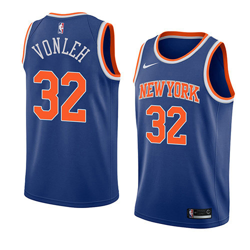 Camiseta baloncesto Noah Vonleh 32 Icon 2018 Azul New York Knicks Hombre