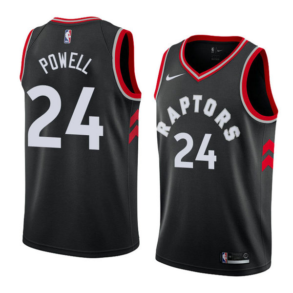 Camiseta baloncesto Norman Powell 24 Statement 2018 Negro Toronto Raptors Hombre