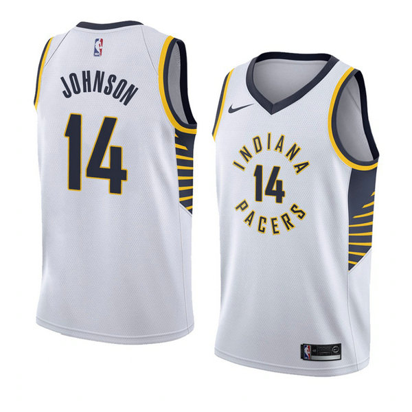 Camiseta baloncesto Omari Johnson 14 Association 2018 Blanco Indiana Pacers Hombre