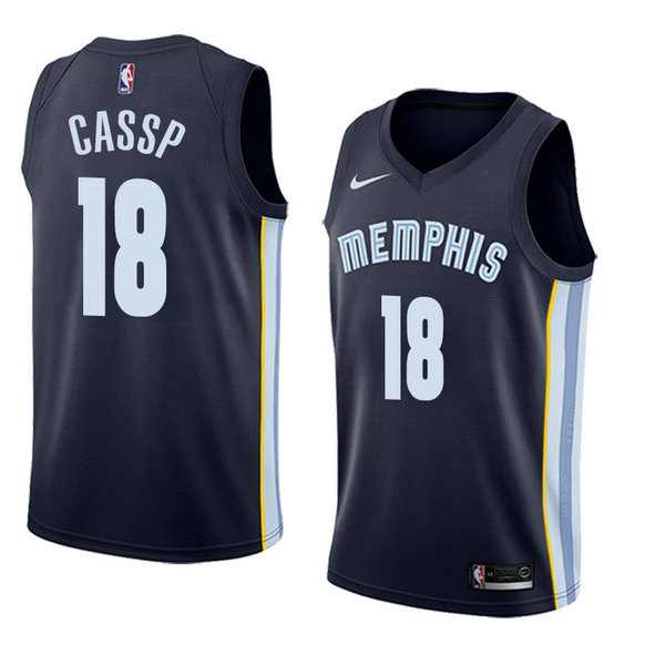 Camiseta baloncesto Omri Cassp 18 Icon 2018 Azul Memphis Grizzlies Hombre