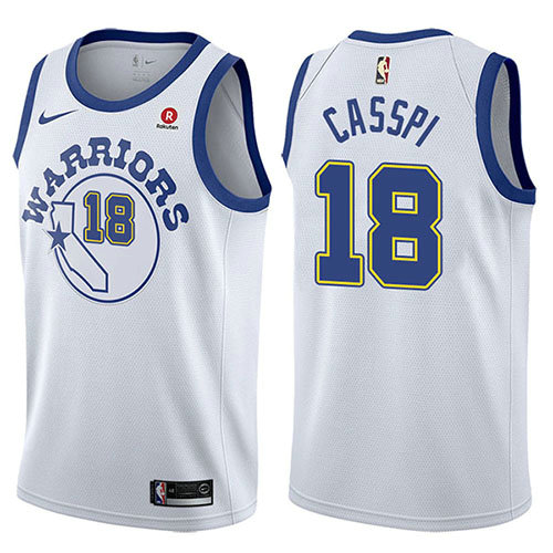 Camiseta baloncesto Omri Casspi 18 Hardwood Classic 2017-18 Blanco Golden State Warriors Hombre