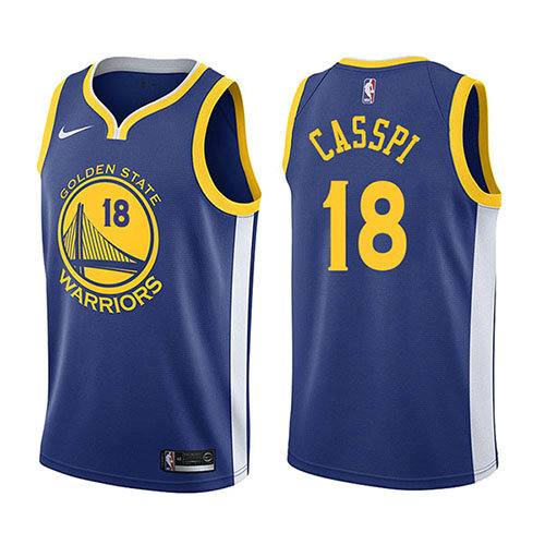 Camiseta baloncesto Omri Casspi 18 Icon 2017-18 Azul Golden State Warriors Hombre