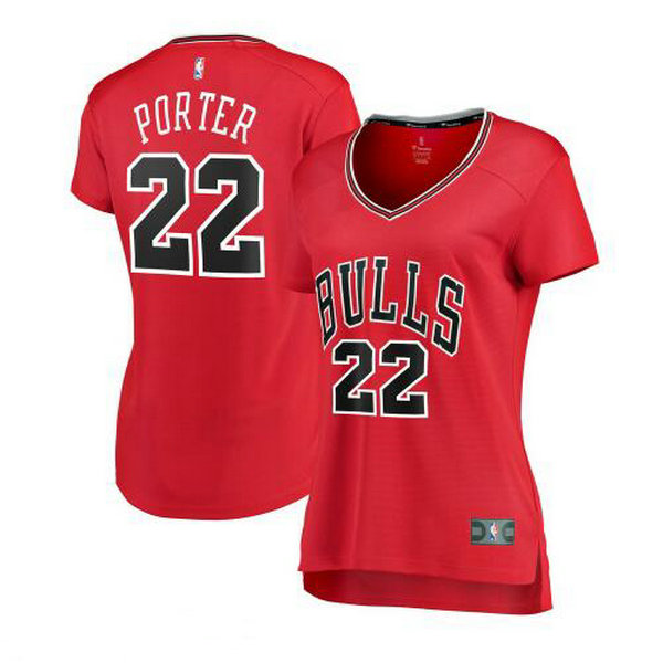 Camiseta baloncesto Otto Porter 22 icon edition Rojo Chicago Bulls Mujer