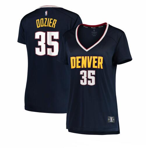 Camiseta baloncesto P.J. Dozier 35 icon edition Armada Denver Nuggets Mujer
