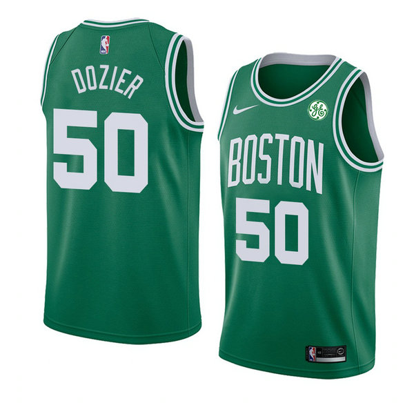 Camiseta baloncesto P.J. Dozier 50 Icon 2018 Verde Boston Celtics Hombre
