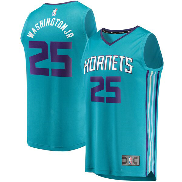 Camiseta baloncesto PJ Washington 25 2019 Azul Charlotte Hornets Hombre