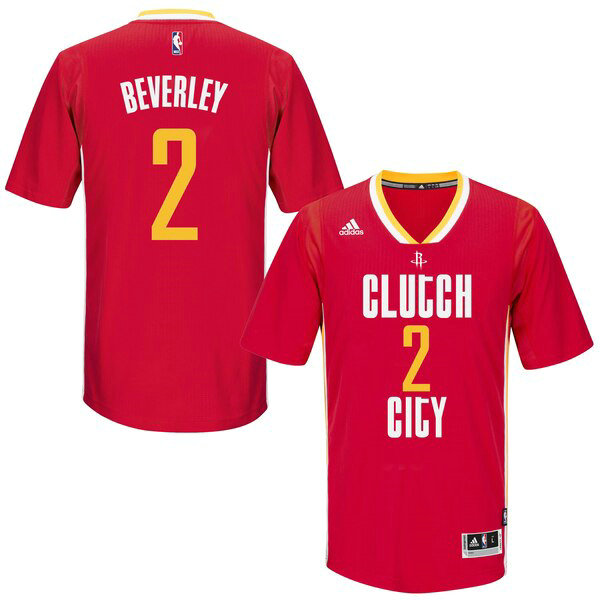 Camiseta baloncesto Patrick Beverley 2 adidas Rojo Houston Rockets Hombre