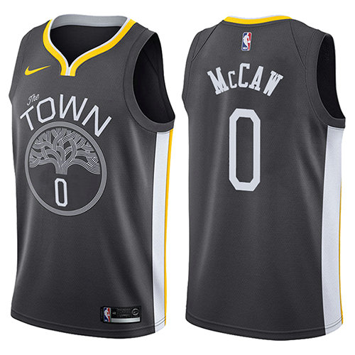 Camiseta baloncesto Patrick McCaw 0 The Town Statement 2017-18 Negro Golden State Warriors Hombre